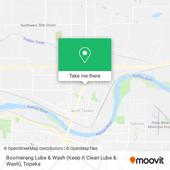 Mapa de Boomerang Lube & Wash (Keep It Clean Lube & Wash)