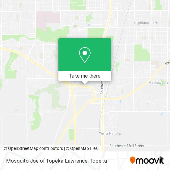 Mosquito Joe of Topeka-Lawrence map