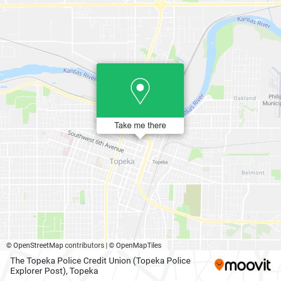 Mapa de The Topeka Police Credit Union (Topeka Police Explorer Post)