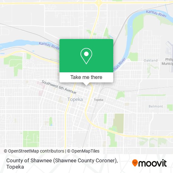 County of Shawnee (Shawnee County Coroner) map