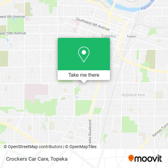 Crockers Car Care map