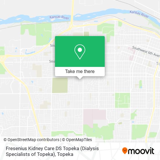 Fresenius Kidney Care DS Topeka (Dialysis Specialists of Topeka) map