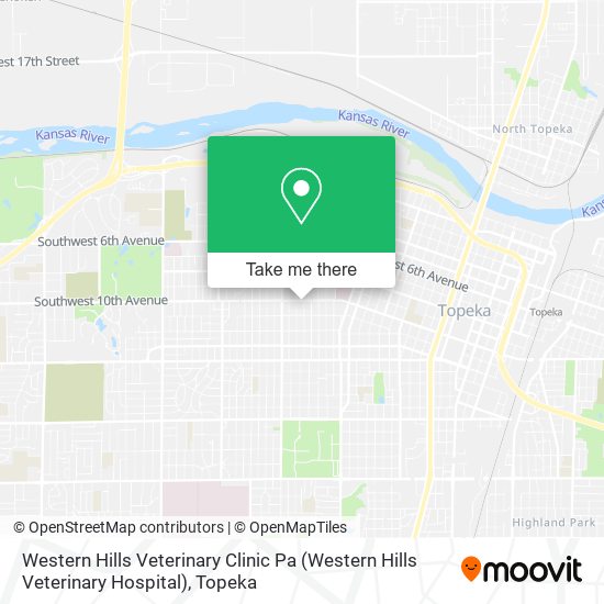 Mapa de Western Hills Veterinary Clinic Pa (Western Hills Veterinary Hospital)