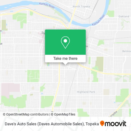 Dave's Auto Sales (Daves Automobile Sales) map