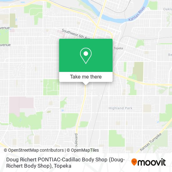 Doug Richert PONTIAC-Cadillac Body Shop (Doug-Richert Body Shop) map