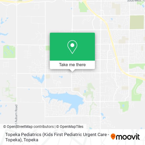 Mapa de Topeka Pediatrics (Kids First Pediatric Urgent Care - Topeka)