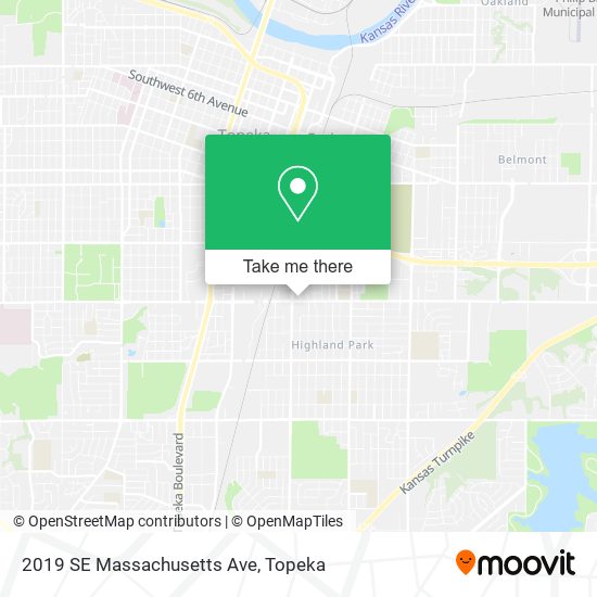 2019 SE Massachusetts Ave map