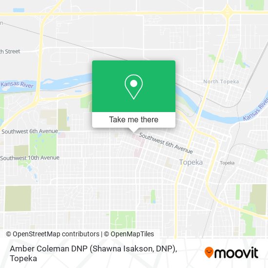 Amber Coleman DNP (Shawna Isakson, DNP) map