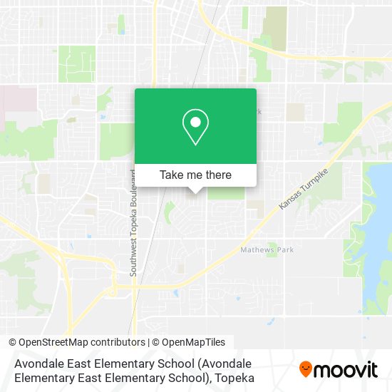 Avondale East Elementary School map