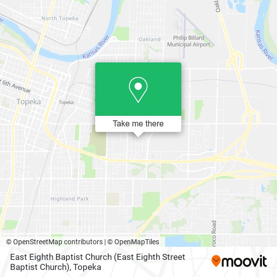 East Eighth Baptist Church map