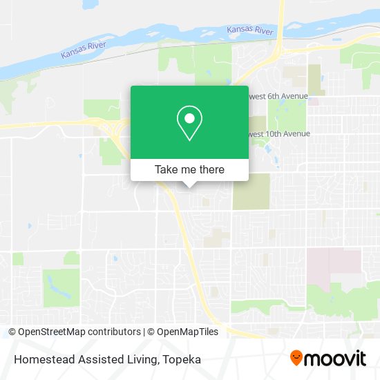 Homestead Assisted Living map