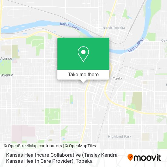 Kansas Healthcare Collaborative (Tinsley Kendra-Kansas Health Care Provider) map