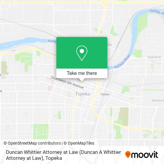 Duncan Whittier Attorney at Law map
