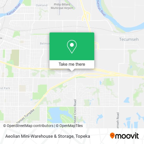 Aeolian Mini-Warehouse & Storage map