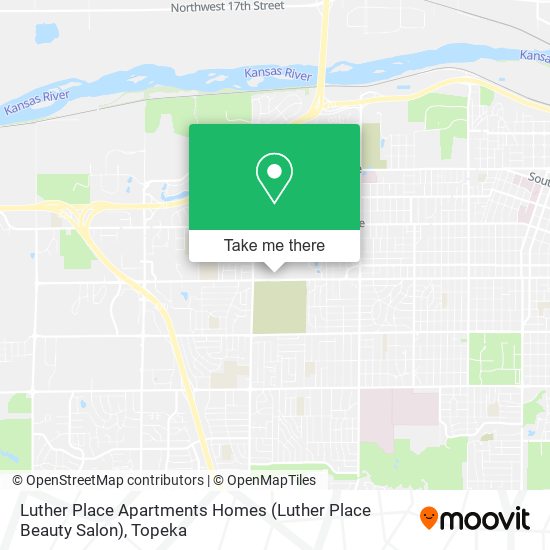 Luther Place Apartments Homes (Luther Place Beauty Salon) map