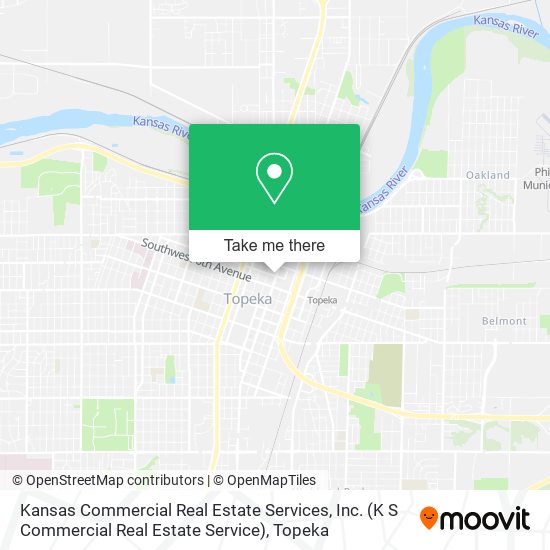 Kansas Commercial Real Estate Services, Inc. (K S Commercial Real Estate Service) map