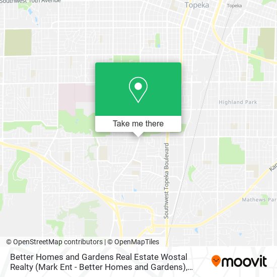 Better Homes and Gardens Real Estate Wostal Realty (Mark Ent - Better Homes and Gardens) map