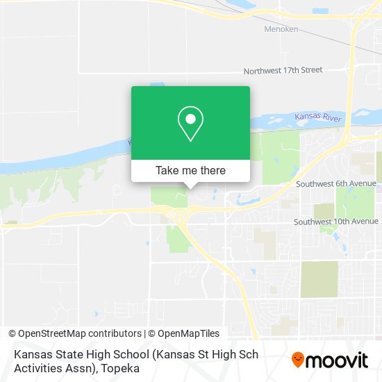 Kansas State High School (Kansas St High Sch Activities Assn) map