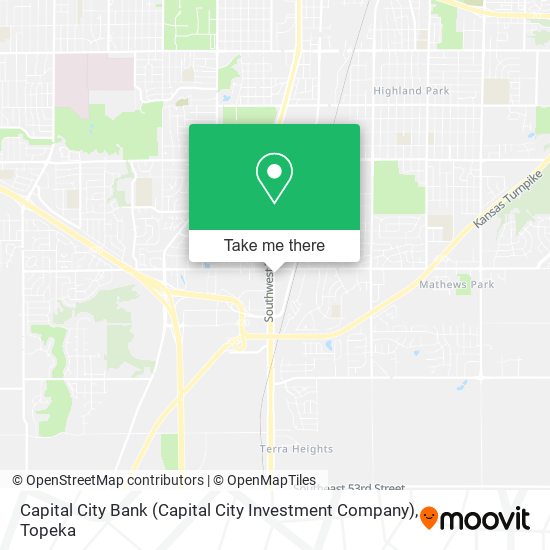 Capital City Bank (Capital City Investment Company) map