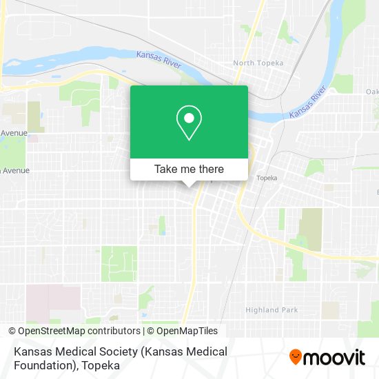 Kansas Medical Society (Kansas Medical Foundation) map