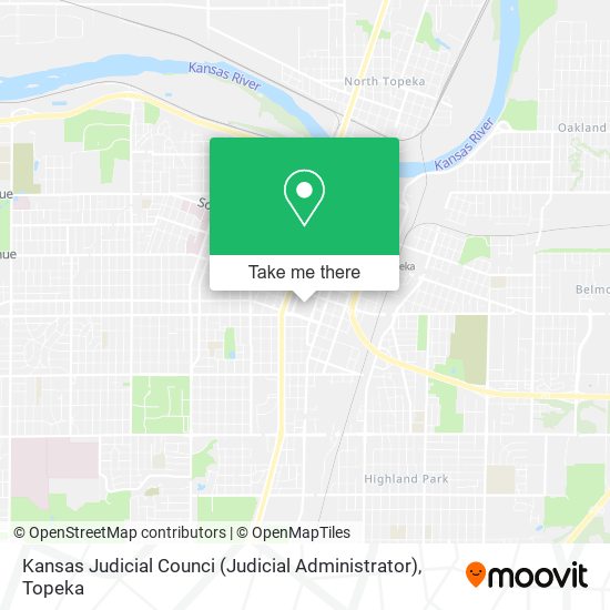 Kansas Judicial Counci (Judicial Administrator) map