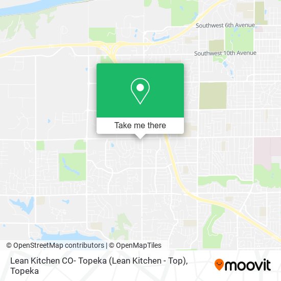 Lean Kitchen CO- Topeka (Lean Kitchen - Top) map
