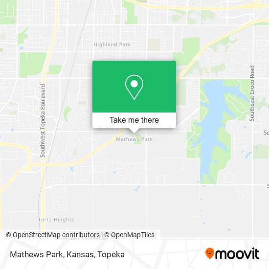Mathews Park, Kansas map