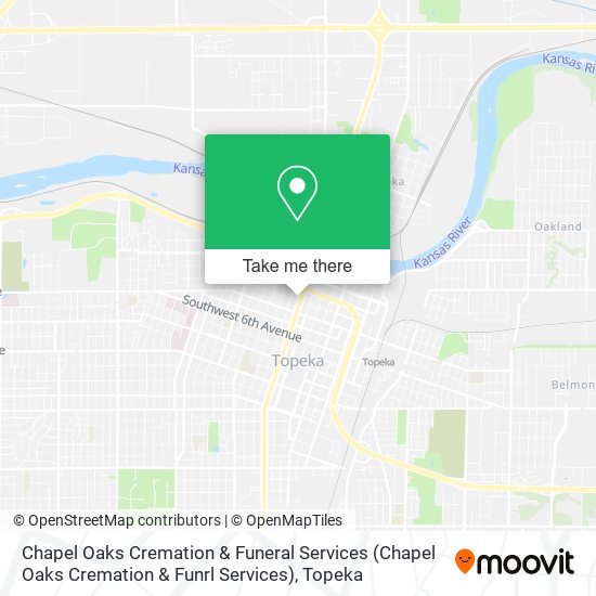 Chapel Oaks Cremation & Funeral Services map
