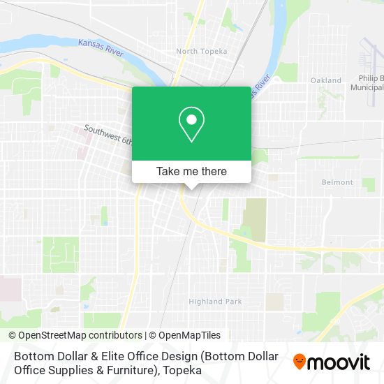 Bottom Dollar & Elite Office Design (Bottom Dollar Office Supplies & Furniture) map