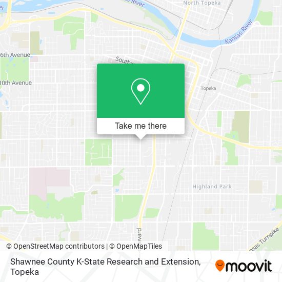 Mapa de Shawnee County K-State Research and Extension