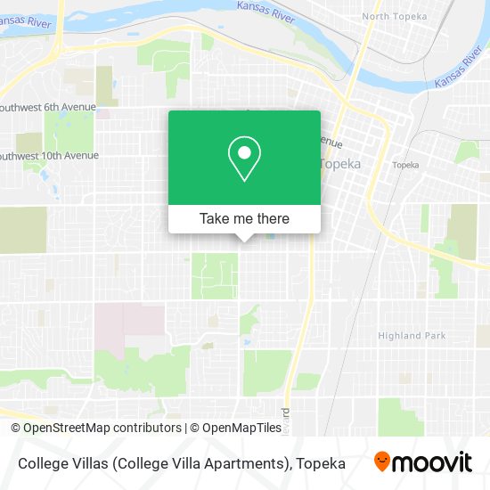 College Villas (College Villa Apartments) map