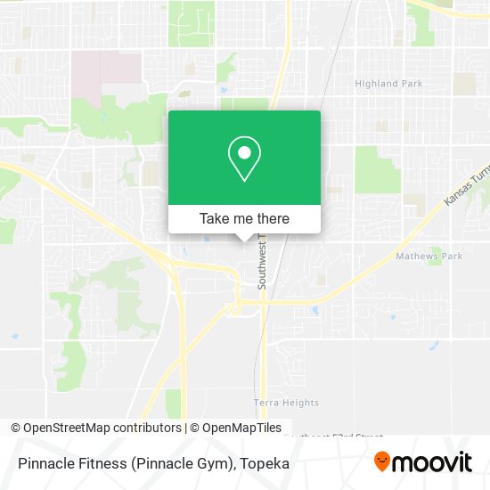 Mapa de Pinnacle Fitness (Pinnacle Gym)