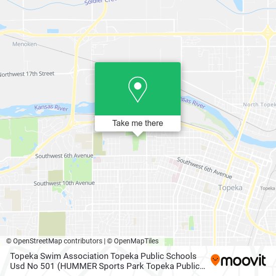 Mapa de Topeka Swim Association Topeka Public Schools Usd No 501