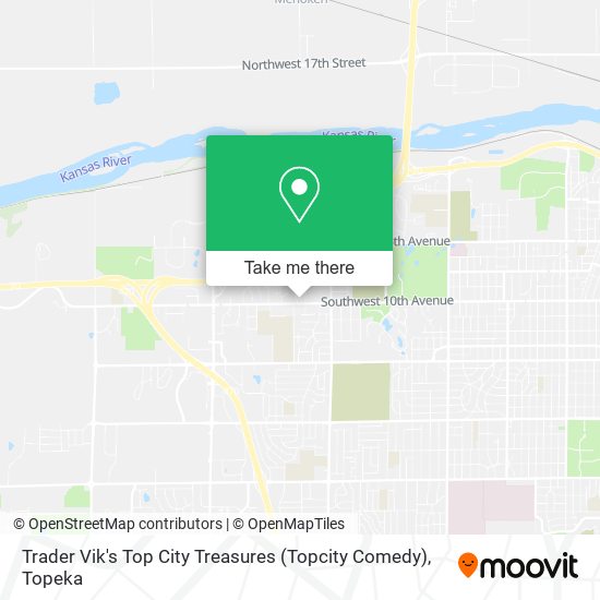 Mapa de Trader Vik's Top City Treasures (Topcity Comedy)