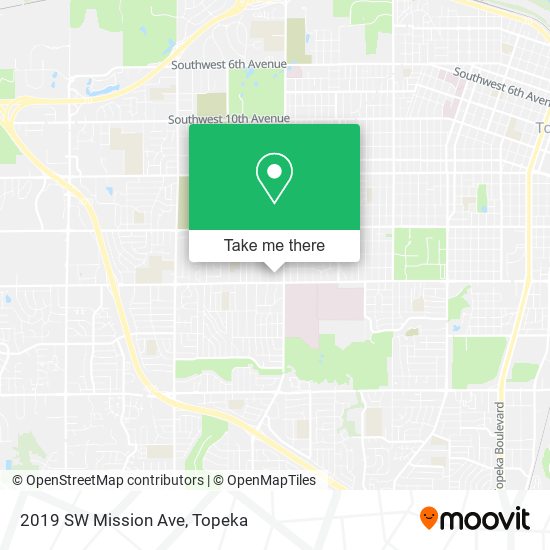 2019 SW Mission Ave map