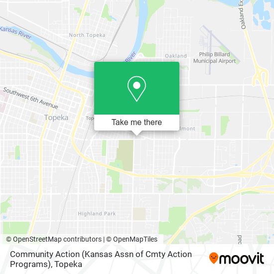Community Action (Kansas Assn of Cmty Action Programs) map
