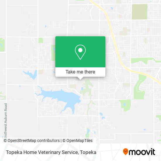 Topeka Home Veterinary Service map