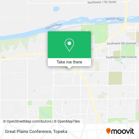 Great Plains Conference map