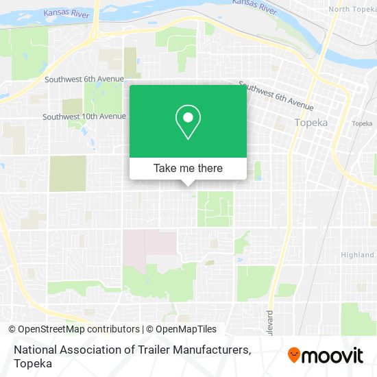National Association of Trailer Manufacturers map