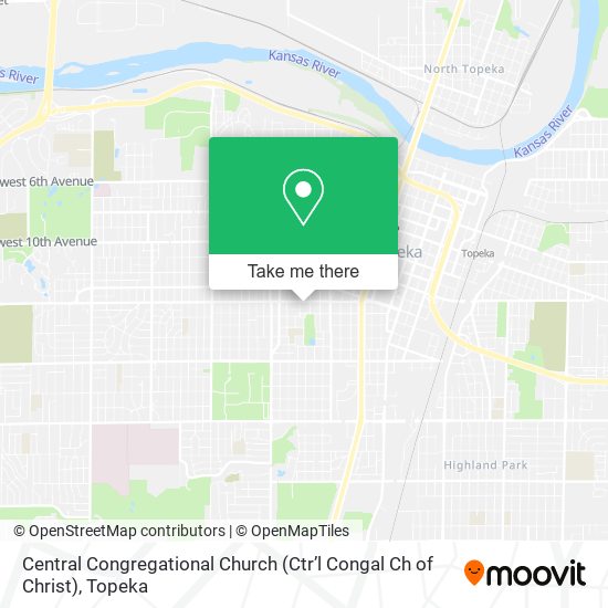 Mapa de Central Congregational Church (Ctr’l Congal Ch of Christ)