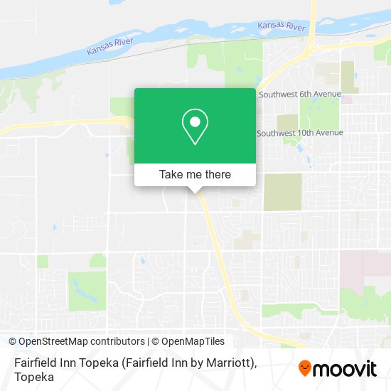 Fairfield Inn Topeka (Fairfield Inn by Marriott) map