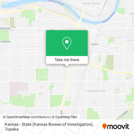 Kansas - State (Kansas Bureau of Investigation) map