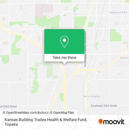 Kansas Building Trades Health & Welfare Fund map