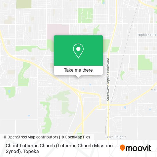 Christ Lutheran Church (Lutheran Church Missouri Synod) map