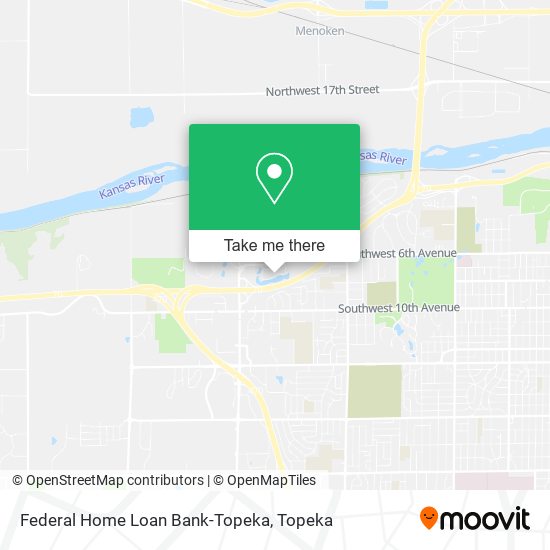 Federal Home Loan Bank-Topeka map