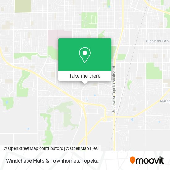 Mapa de Windchase Flats & Townhomes