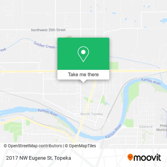 2017 NW Eugene St map