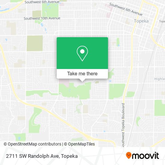 2711 SW Randolph Ave map