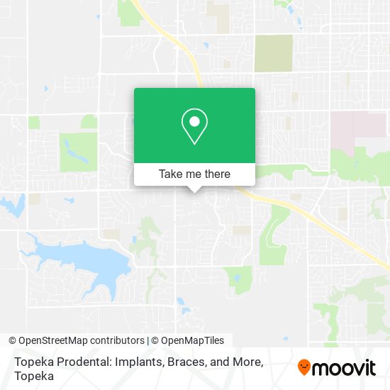 Mapa de Topeka Prodental: Implants, Braces, and More