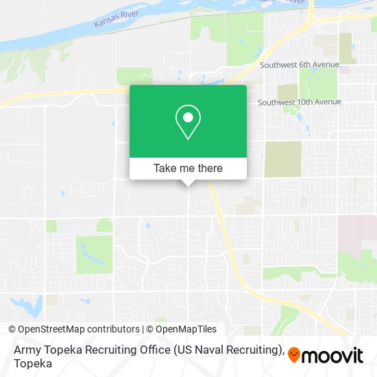 Army Topeka Recruiting Office (US Naval Recruiting) map